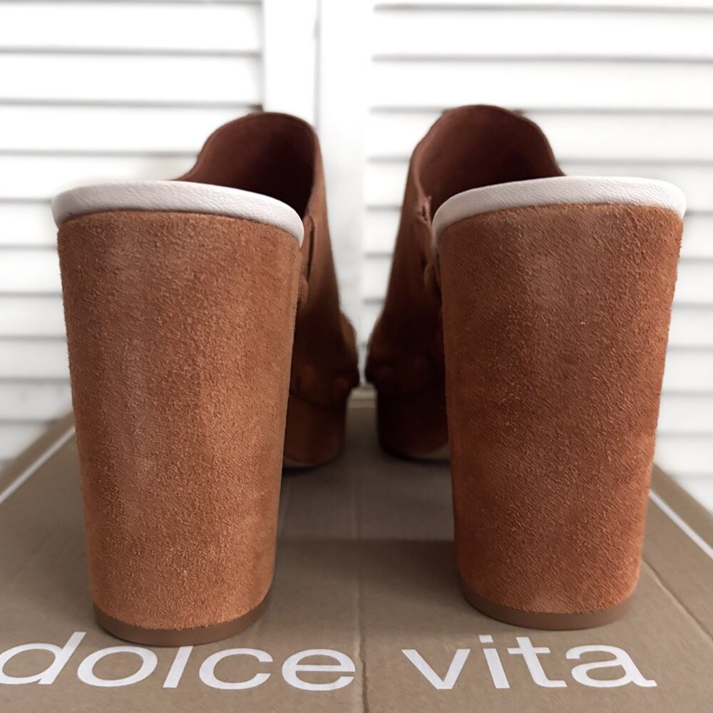 Dolce Vita Emol Suede Platform Mule Size 10 New - Picture 4 of 6